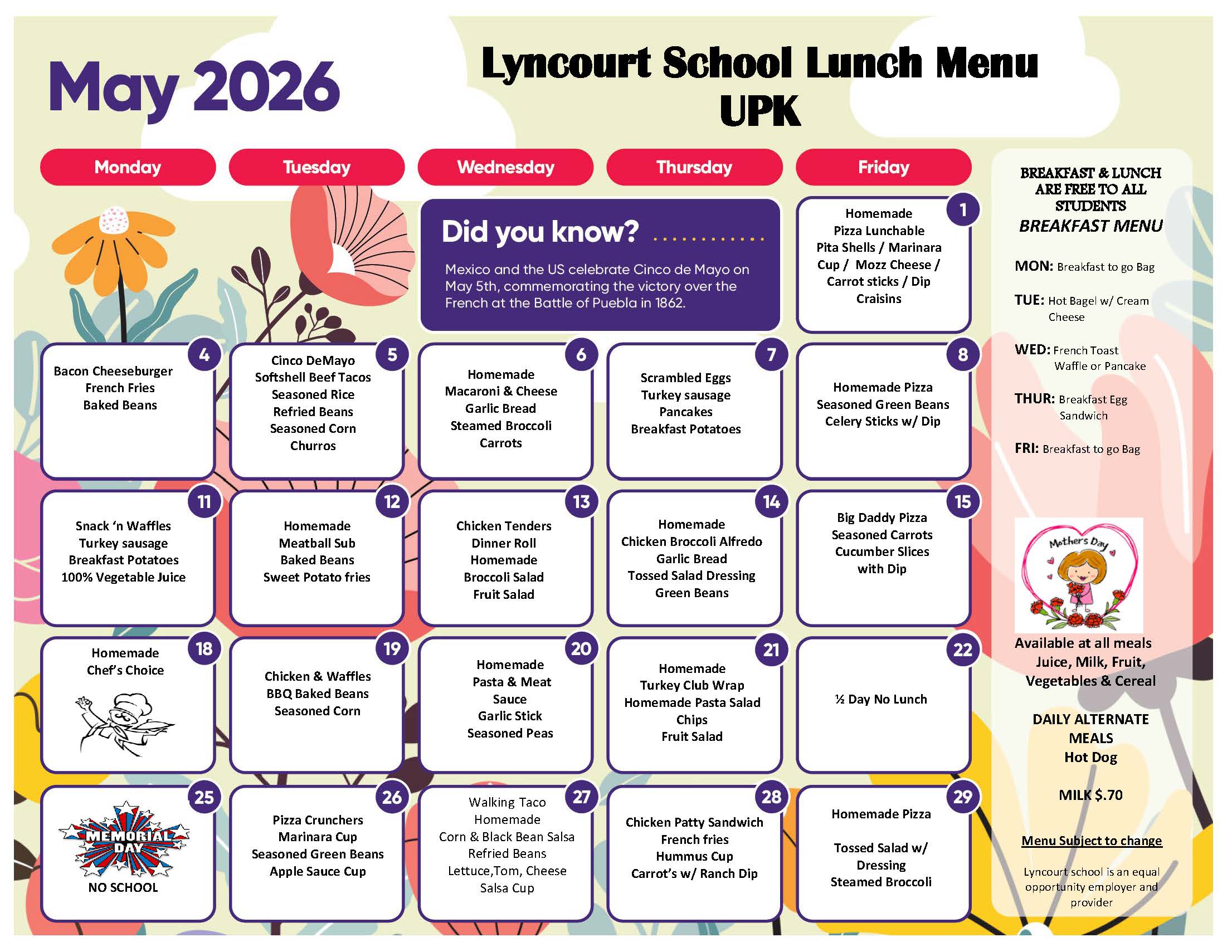 UPK Menu