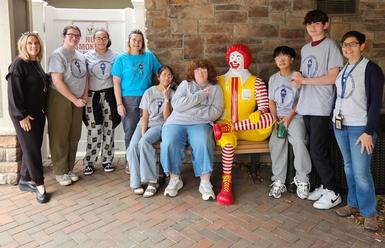 National Junior Honor Society at Ronald McDonald House