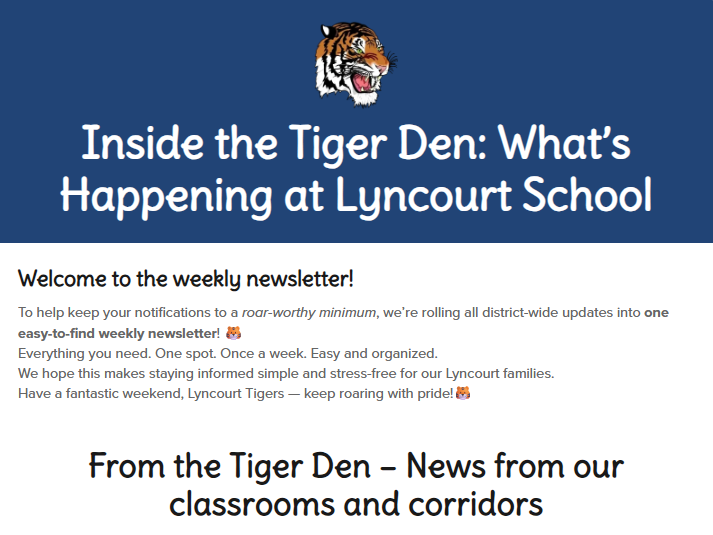 Inside the Tiger Den Screenshot